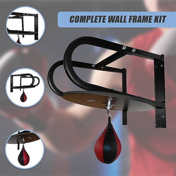 Speedball with Wall Frame – Boxing Punching Bag Training Set for Home Gym - RnR Galore