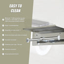 Stainless Steel Double Toilet Paper Holder Towel Roll Tissue Rack Storage Shelf - RnR Galore