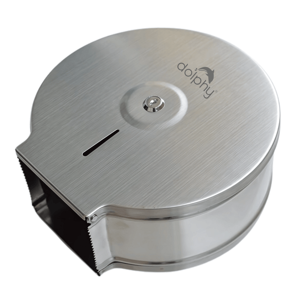 Stainless Steel Jumbo Toilet Paper Roll Dispenser - RnR Galore