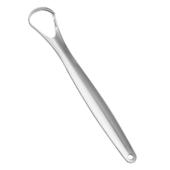 Stainless Steel Tongue Scraper Cleaner Oral Hygiene Reduce Bad Breath Metal Tool - RnR Galore