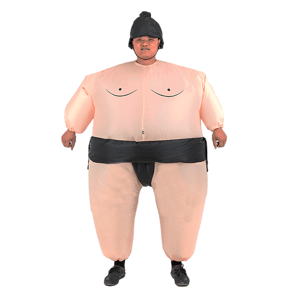 SUMO Fancy Dress Inflatable Suit - Fan Operated Costume - RnR Galore