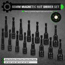 SWANLAKE SWANLAKE 39PCS Magnetic Hex Nut Driver Master Kit,1/4" Quick - Change Hex Shank, SAE & Metric Power Nuts Driver Drill Bit Tools Set,Cr - V Steel - RnR Galore