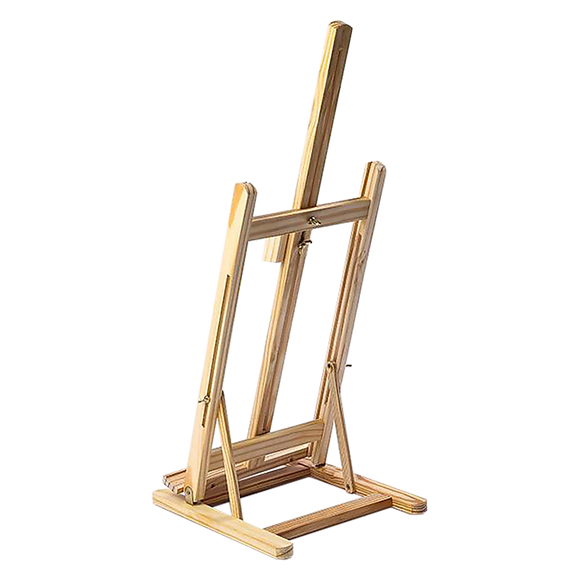 Tabletop Easel Wood Studio H - Frame Artist Art Display Painting Shop Tripod Stand Wedding - RnR Galore