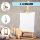 Tabletop Easel Wood Studio H - Frame Artist Art Display Painting Shop Tripod Stand Wedding - RnR Galore