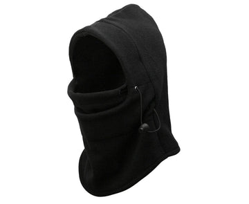 Thermal Fleece Balaclava Face Mask Beanie Hat Ski Snowboard Motorbike - Black - RnR Galore