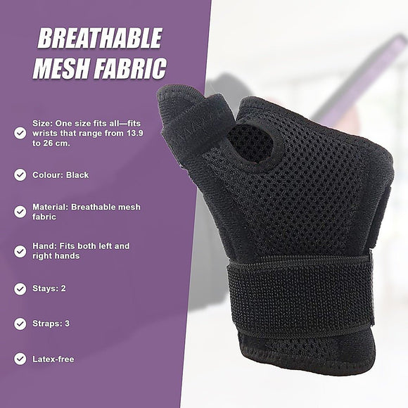 Thumb Stabiliser Brace Support Strap Splint Arthritic Sports - RnR Galore