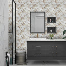 Tiles 3D Peel and Stick Wall Tile Shell Mosaic 10 Sheets - RnR Galore