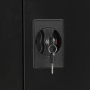 Two - Door Metal Cabinet Shelf Storage for Home Office Gym - RnR Galore