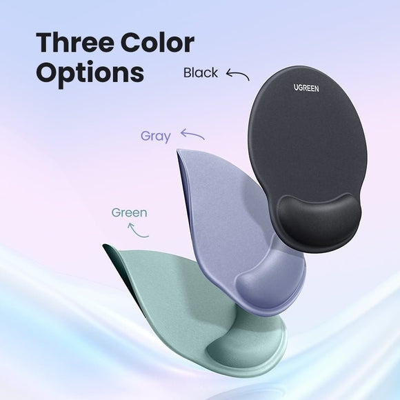 UGREEN 25243 Ergonomic Mouse Pad with Wrist Rest Green - RnR Galore