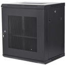 VEVOR 12U Wall Mount Network Server Cabinet, 15.5'' Deep, Server Rack Cabinet Enclosure, 200 lbs Max. Ground - mounted Load Capacity, with Locking Door Side Panels, for IT Equipment, A/V Devices - RnR Galore