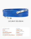 VEVOR 25ft Airless Paint Sprayer Hose 1/4 in Universal Airless Paint Spray Hose - RnR Galore