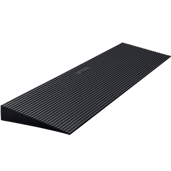 VEVOR 3 cm Rise Cuttable Threshold Ramp for Sweeping Robot, 90 cm Wide Natural Rubber Wheelchair Ramp, Non - Slip Solid Rubber Ramp with Double - Sided Tape for Doorways, Driveways, Bathroom, Smooth Tile - RnR Galore