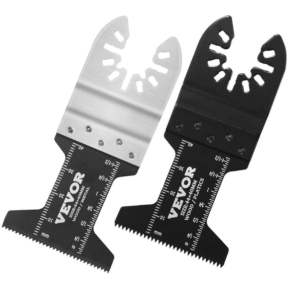 VEVOR 30PCS Multi Tool Blades Kits, Universal Quick Release Oscillating Saw Blades, 8 Types Wood Metal Plastic Oscillating Tool Blades, Fit Dewalt Bosch Milwaukee Hitachi Chicago Craftsman - RnR Galore