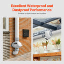 VEVOR 4" to 4.5" Radon Mitigation Fan System Kit Quiet 260 CFM Inline Duct Fan - RnR Galore