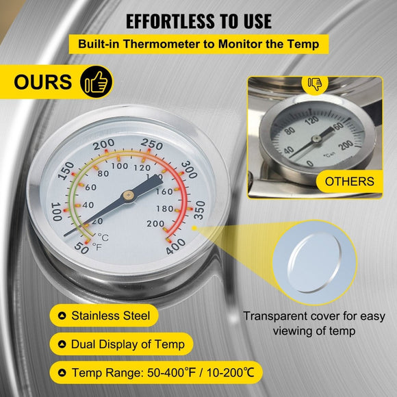 VEVOR 50L Water Alcohol Distiller Copper Moonshinestill Brewing w/ Water Pump - RnR Galore