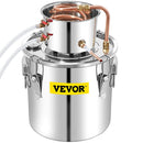 VEVOR 50L Water Alcohol Distiller Copper Moonshinestill Brewing w/ Water Pump - RnR Galore