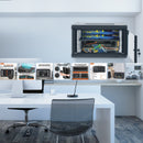 VEVOR 6U Wall Mount Network Server Cabinet, 15.5'' Deep, Server Rack Cabinet Enclosure, 200 lbs Max. Ground - mounted Load Capacity, with Locking Glass Door Side Panels, for IT Equipment, A/V Devices - RnR Galore