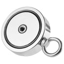 VEVOR 771 Kg Strong Fishing Magnet Kit Double Sided Pull Force Rope Carabiner - RnR Galore