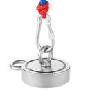 VEVOR 771 Kg Strong Fishing Magnet Kit Double Sided Pull Force Rope Carabiner - RnR Galore