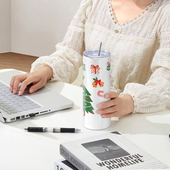 VEVOR 8 Pack Straight Sublimation Tumblers, 30 oz Blank Tumbler Bulk, Stainless Steel Double Wall Tumbler Cups with Straw, Lid, Brush, Base, Shrink Wrap, Gift Box, for Heat Press and Heat Transfer - RnR Galore