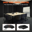 VEVOR Acoustic Foam Panels 4 Pack 16.5 x 6.3 x 12 in Adhesive for Wall Ceiling - RnR Galore