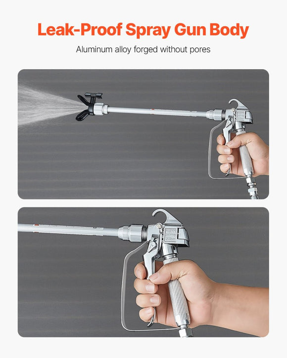 VEVOR Airless Paint Spray Gun and Hose Kit 3600PSI with Extension Rods Filters - RnR Galore