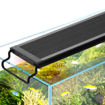 VEVOR Aquarium Light, 14W Full Spectrum Fish Tank Light with 24/7 Natural Mode, Adjustable Timer & 5 - Level Brightness, with Aluminum Alloy Shell Extendable Brackets for 12" - 18" Freshwater Planted Tank - RnR Galore