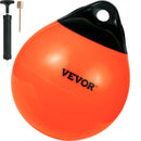 VEVOR Boat Buoy Balls, 15\" Diameter Inflatable Heavy - Duty Marine - Grade PVC Marker Buoys, Round Boat Mooring Buoys, Anchoring, Rafting, Marking, Fishing, Orange - RnR Galore