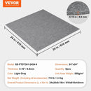 VEVOR Carpet Tiles Peel and Stick, Squares Self Adhesive Carpet Floor Tile, Soft Padded Carpet Tiles, Easy Install DIY for Bedroom Living Room Indoor Outdoor (9Tiles, Light Gray) - RnR Galore