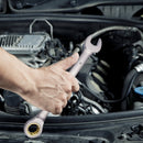 VEVOR Combination Wrench Set 24 PCS SAE 1/4" - 7/8" Metric 8 - 19mm Organizer Rack - RnR Galore