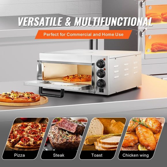 VEVOR Commercial Countertop Pizza Oven Electric Pizza Oven for 16" Pizza Indoor - RnR Galore