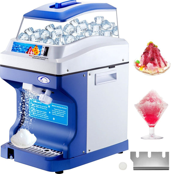 VEVOR Commercial Ice Shaver Ice Shaving Machine Crusher Snow Cone Maker 200KG/H - RnR Galore