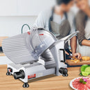 VEVOR Commercial Meat Slicer, 240W Electric Deli Food Slicer, 10 inch Carbon Steel Blade Electric Food Slicer, 350 - 400RPM Meat Slicer, 0 - 0.47 inch Adjustable Thickness for Commercial and Home Use - RnR Galore