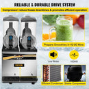 VEVOR Commercial Slush Machine Margarita Slush Maker 2x15L Frozen Drink Machine - RnR Galore