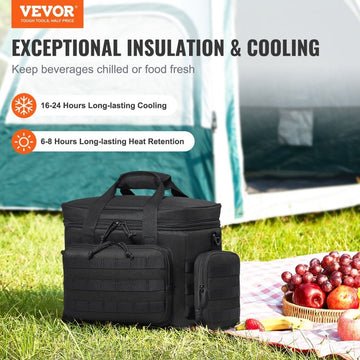 VEVOR Cooler Bag 20L Insulated Lunch Bag Molle Design & Removable Storage Bags - RnR Galore