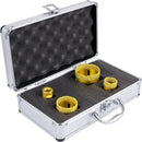 VEVOR Diamond Drill Bits 4PCS Diamond Hole Saw 25/35/50/68mm Tile Hole Saw Kit Vacuum Brazed Diamond Drill Bit 0.59in/15mm Segment Tile Hole Saw w Storage Case for Tile Ceramic Porcelain Marble Stone - RnR Galore