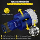 VEVOR Diamond Drill Bits 4PCS Diamond Hole Saw 35/40/50/68mm Tile Hole Saw Kit Vacuum Brazed Diamond Drill Bit 0.59in/15mm Segment Tile Hole Saw w Storage Case for Tile Ceramic Porcelain Marble Stone - RnR Galore