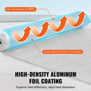 VEVOR Double Reflective Insulation Roll Foam Core Radiant Barrier 120 x 48 Inch / 3 x 1.2M - RnR Galore