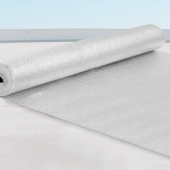 VEVOR Double Reflective Insulation Roll Foam Core Radiant Barrier 120 x 48 Inch / 3 x 1.2M - RnR Galore