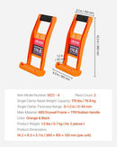 VEVOR Drywall Carrier 2 Pack Plywood Carriers Handles with 79.8 kg Load - RnR Galore