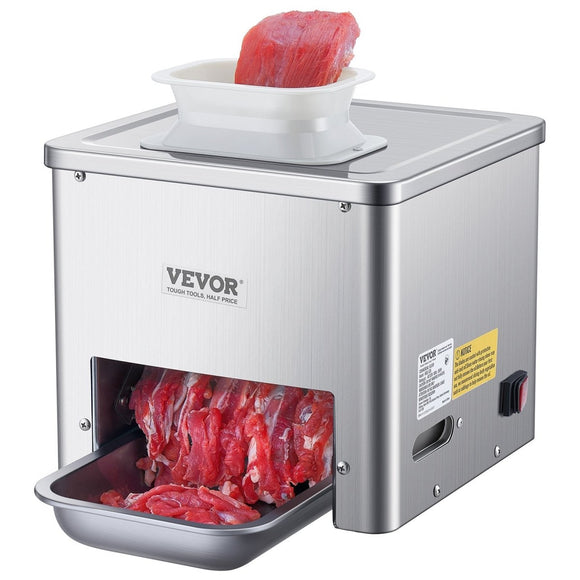 VEVOR Electric Meat Cutter Machine 550W Commercial Meat Slicer Cutting Machine - RnR Galore