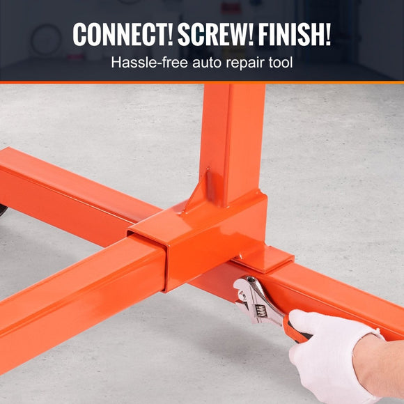 VEVOR Engine Stand 750LBS Motor Hoist Dolly 360 Degree Adjustable Mounting Head - RnR Galore