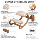 VEVOR Ergonomic Kneeling Chair Heavy Duty Better Posture Kneeling Stool Office Chair Home for Body Shaping Relieveing Stress Meditation Desk Computer Kneeling Stool Chair - RnR Galore