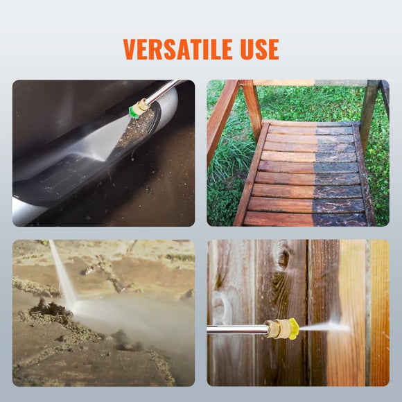 VEVOR Gas Pressure Washer Gas Powered Washer 3400 PSI 2.6 GPM 210cc 5 Nozzles - RnR Galore