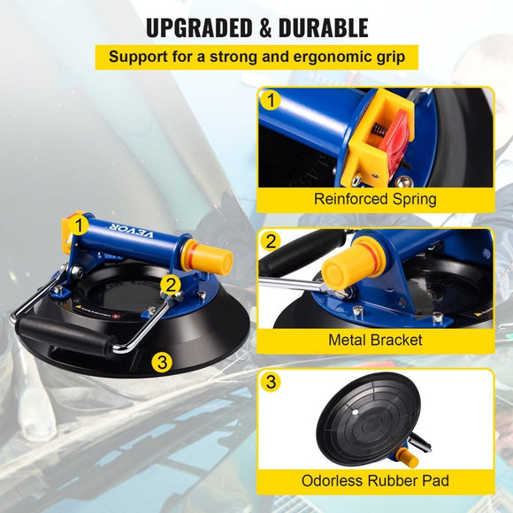 VEVOR Glass Lifting Vacuum Suction Cup Glass Lifter Suction Cup 30.4 cm 150 kg - RnR Galore