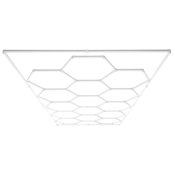 VEVOR Hexagon Garage Lights 66300LM 15 Grids Honeycomb LED Shop Ceiling Light - RnR Galore