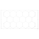 VEVOR Hexagon Garage Lights 86400LM 5 Grid Honeycomb LED Shop Ceiling Light - RnR Galore