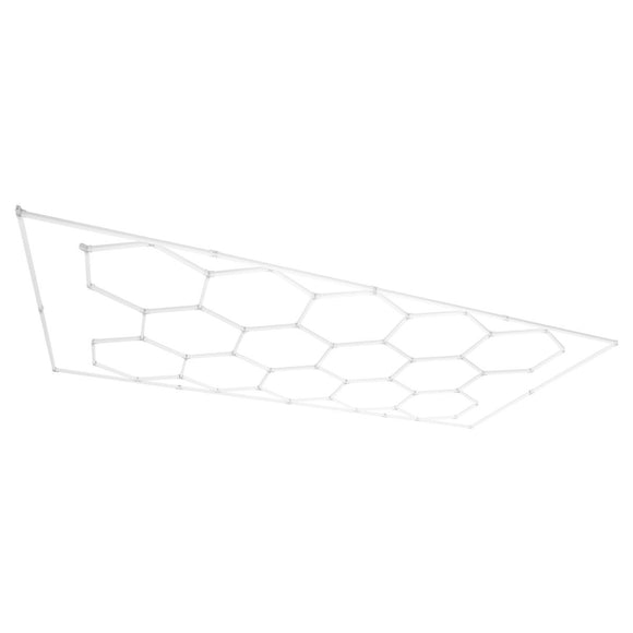 VEVOR Hexagon Garage Lights 86400LM 5 Grid Honeycomb LED Shop Ceiling Light - RnR Galore