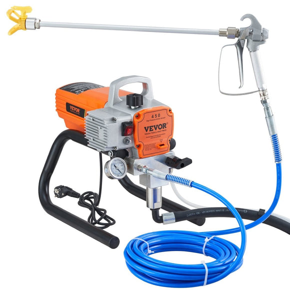 VEVOR High Pressure Airless Wall Paint Spray Gun Sprayer 600W Machine Spraying - RnR Galore