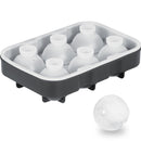 VEVOR Ice Cube Trays (Set of 2), 2 - in - 1 Combo with Silicone Sphere Ice Ball Maker & Large Square Ice Cube Maker with Lid, Reusable Easy Release BPA Free Ice Tray Set for Whiskey Cocktails Bourbon - RnR Galore